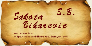 Šakota Bikarević vizit kartica